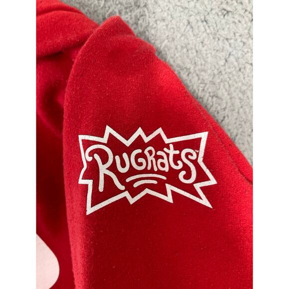 FILA x Rugrats‎ Men's Red Graphic Hoodie Size S Pullover Pocket - Picture 9 of 11